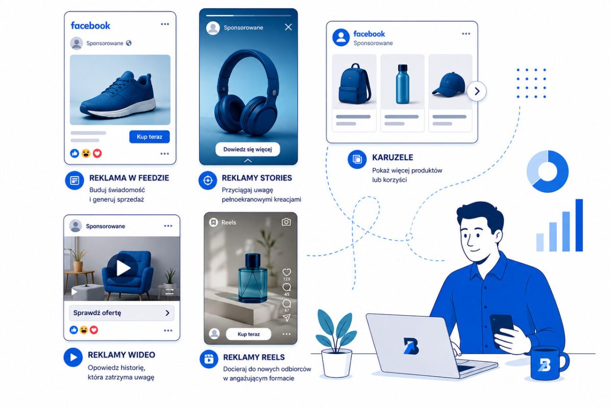 meta ads formaty reklamowe boosteo